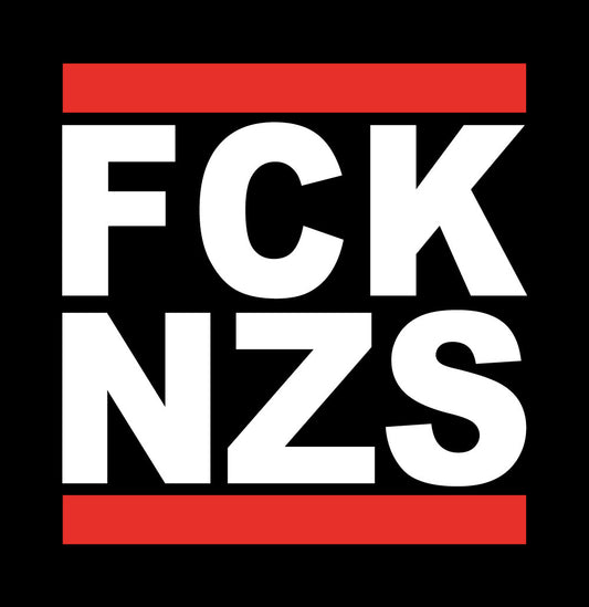 FCK NZS 100x Aufkleber Outdoor Indoor 7,4 x 7,4 cm